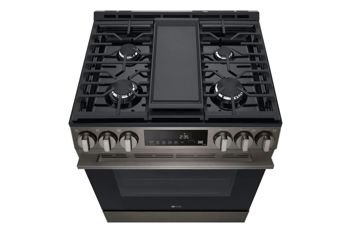 5.8 cu. ft. Smart Gas Slide-in Range with Convection, Air Fry and EasyClean®