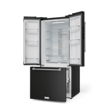 30 Inch 17.5 Cu Ft French Door Counter Depth Refrigerator With Ice Maker In Black/stainless Steel  Gordon Ramsay Series