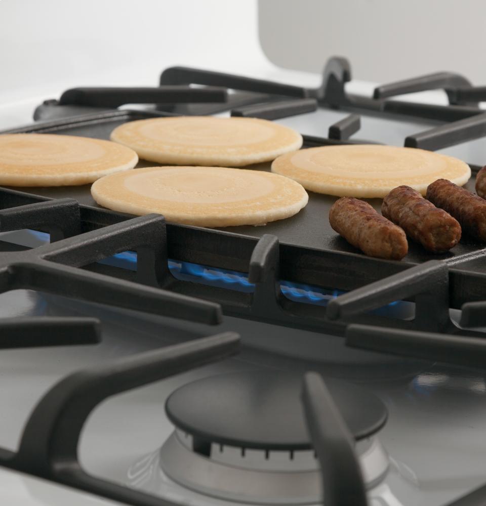 GE Profile Series 30" Dual-Fuel Free-Standing Range with Warming Drawer