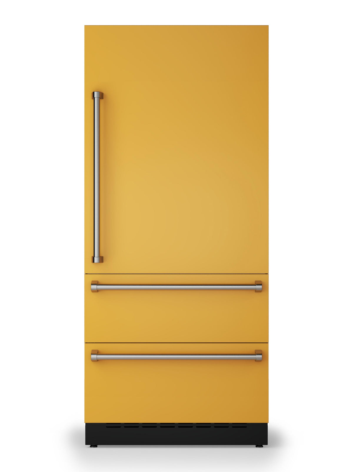 36"W. Integrated Bottom Freezer Door Panel Right Hinge - Daffodil
