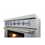36 Inch Professional Gas Range In Stainless Steel
