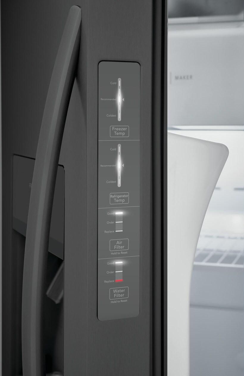 26 Cu. Ft. 36" Standard Depth Side by Side Refrigerator
