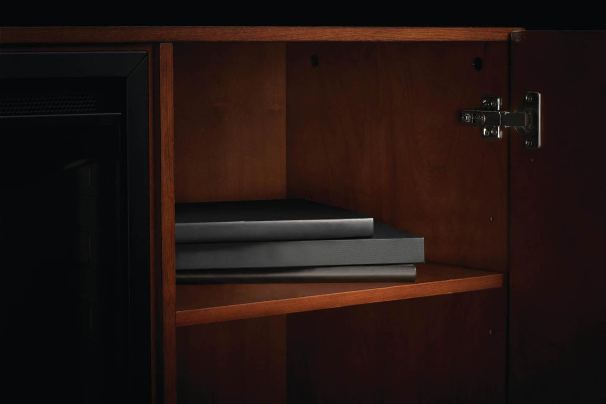 The Bella Electric Fireplace Media Console