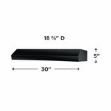 30" Overhead Range Hood