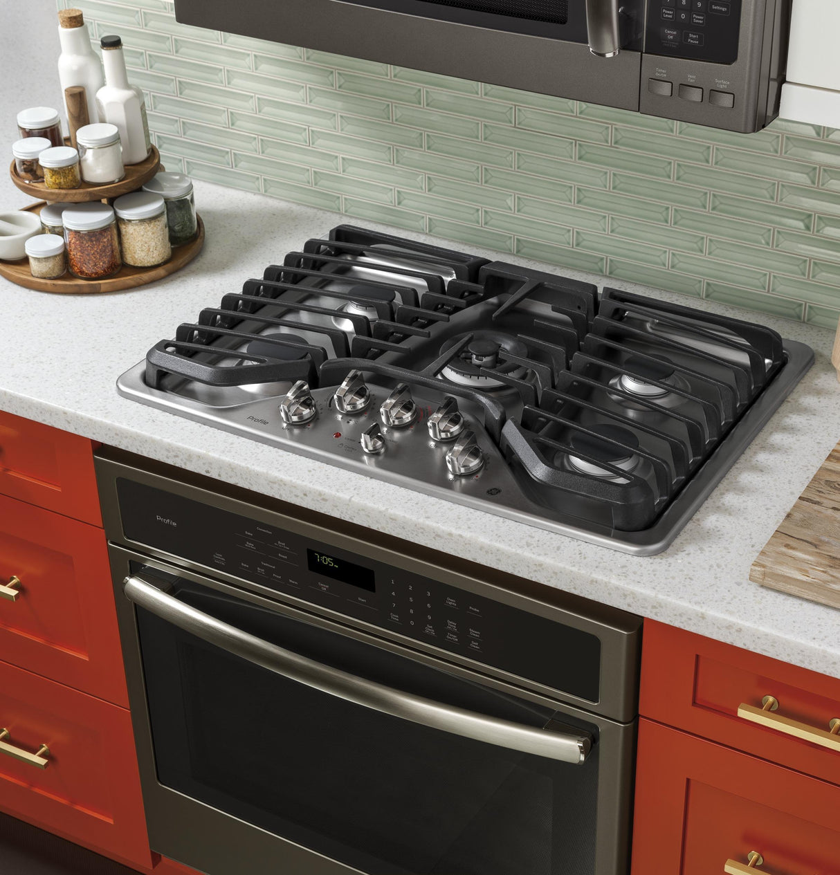 GE Profile™ Series 30" Built-In Gas Cooktop
