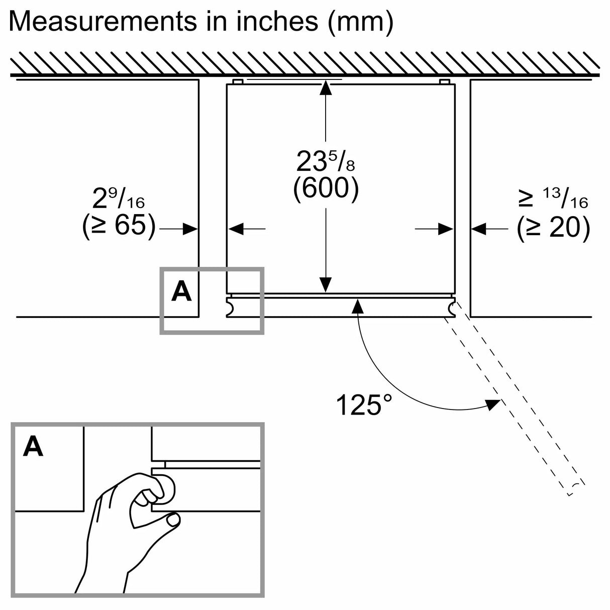 800 Series Freestanding Bottom Freezer Refrigerator 24" Stainless steel (with anti-fingerprint), Total No Frost