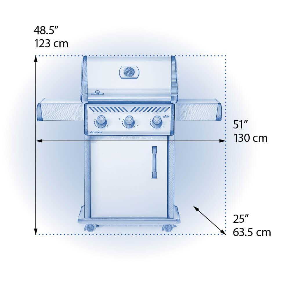Rogue XT 425 Gas Grill , Natural Gas, Stainless Steel