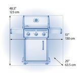 Rogue XT 425 Gas Grill , Propane, Stainless Steel