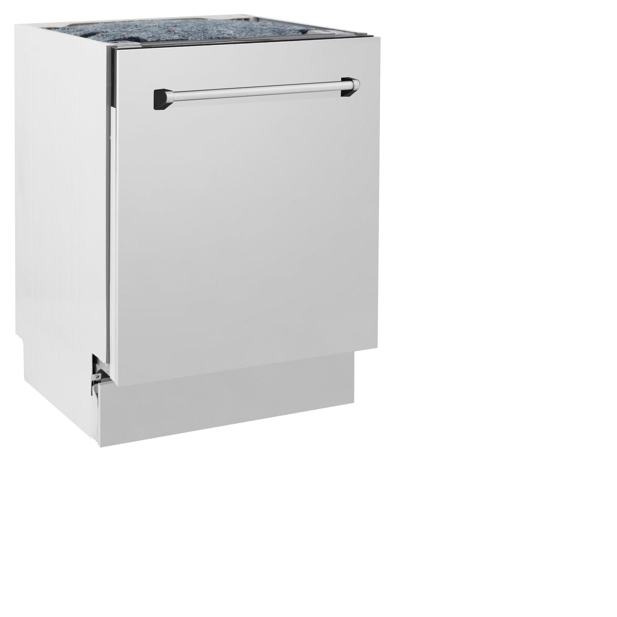 ZLINE 24" Tallac Series 3rd Rack Dishwasher with Traditional Handle, 51dBa (DWV-24) [Color: Red Matte]