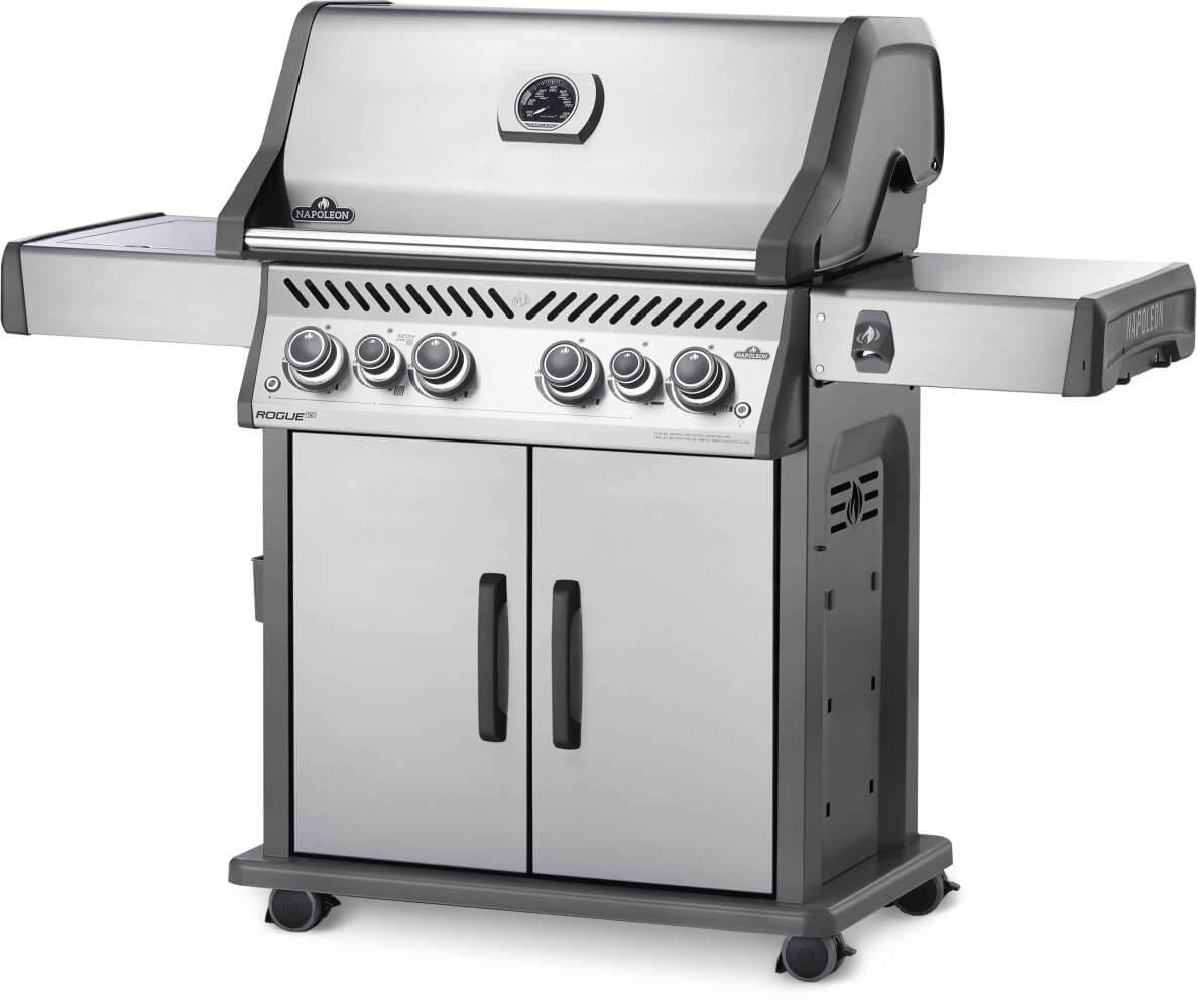 Rogue SE 525 RSIB with Infrared Side and Rear Burner , Natural Gas, Stainless Steel