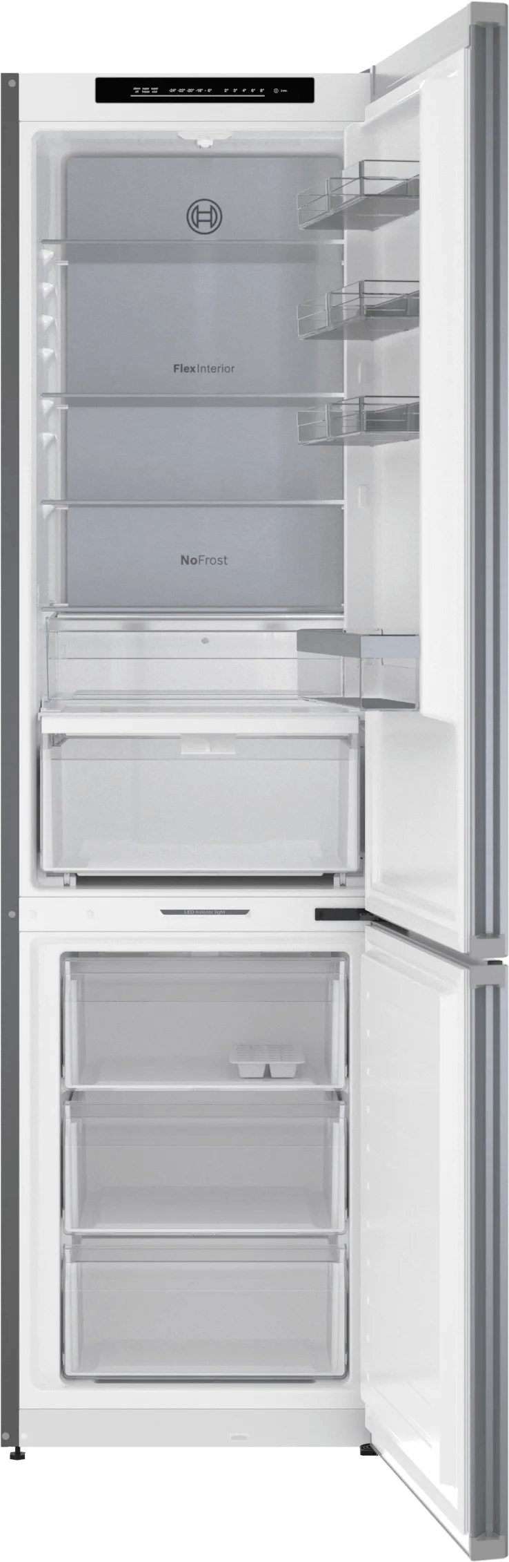 500 Series Freestanding Bottom Freezer Refrigerator 24" Stainless steel (with anti-fingerprint), Total No Frost