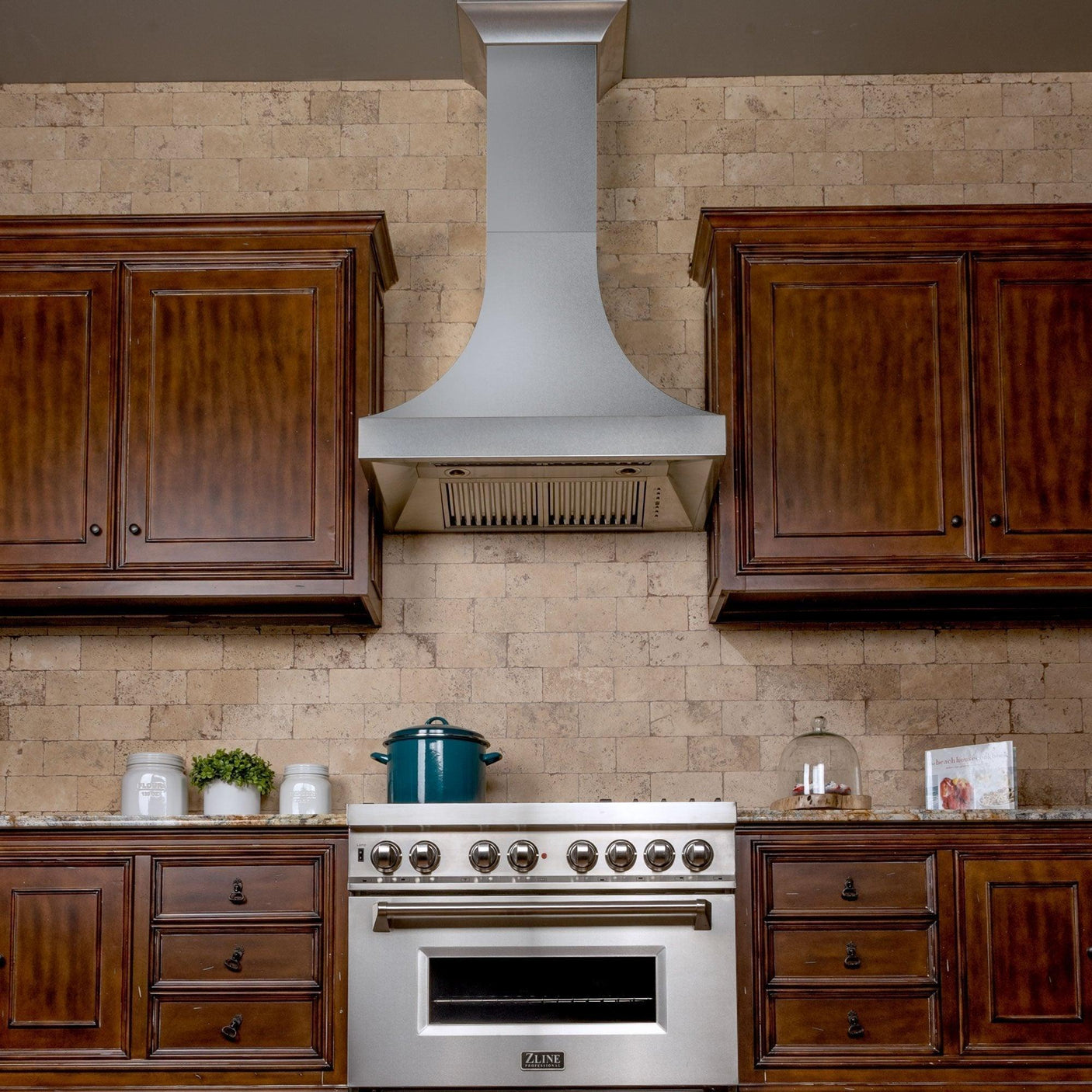 ZLINE Designer Series DuraSnow Stainless Steel Wall Range Hood (8632S)