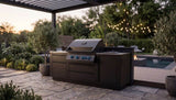 OASIS Outdoor Kitchen Kit, Built-in 700 Series 32 with Stainless Steel Countertops , Propane, Matte/Matt Black