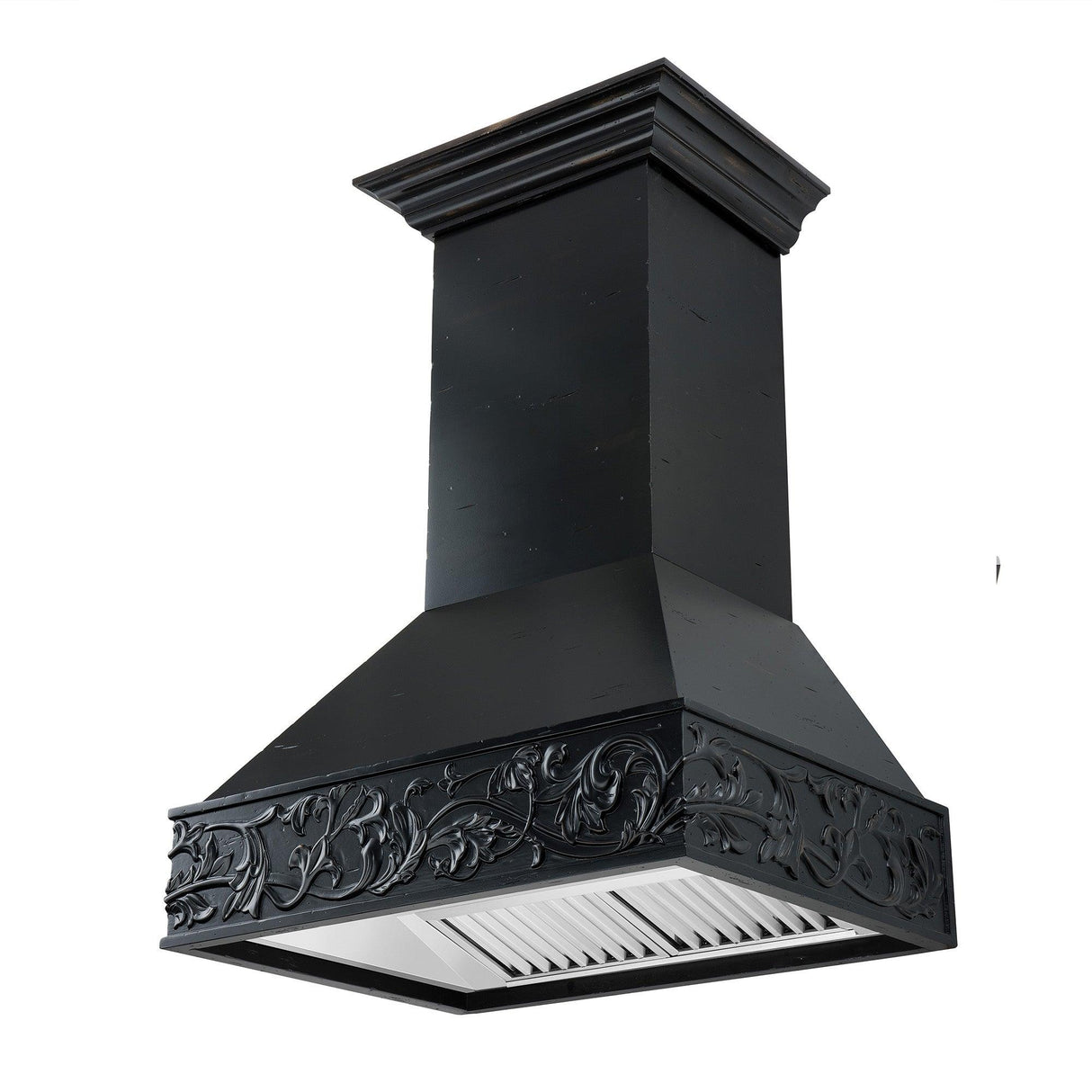 ZLINE 30" Wooden Wall Mount Range Hood in Antigua - Includes Remote Motor