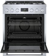 800 Series Gas Freestanding Range 30" Stainless Steel