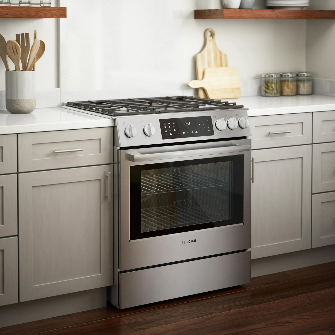 800 Series Dual Fuel Slide-in Range 30" Stainless Steel
