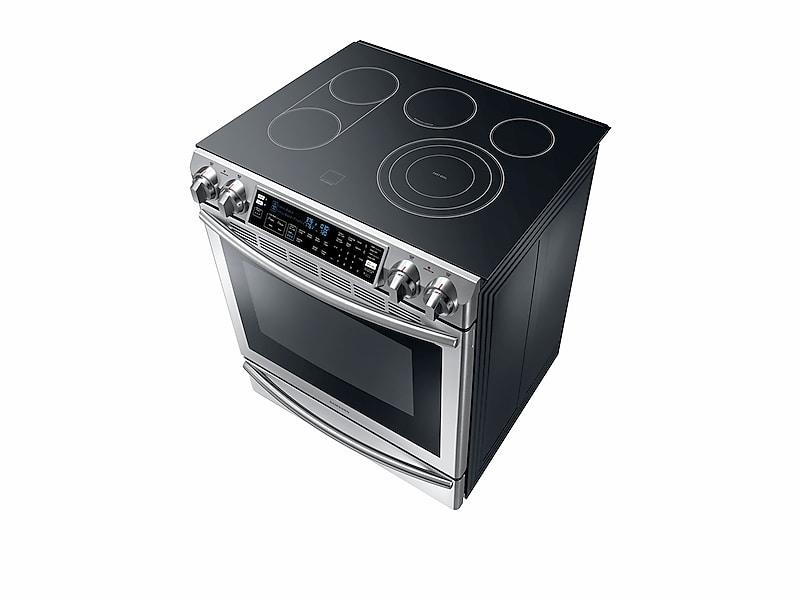 5.8 cu. ft. Slide-In Electric Range with Flex Duo™ in Stainless Steel
