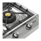 ILVE UHCP965FNSSC Nostalgie II 36 inch Built-In Gas Cooktop with Griddle, in Stainless Steel (Natural Gas, Chrome)