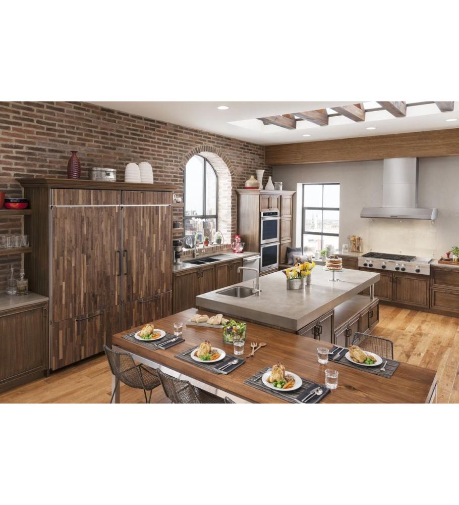 20.8 Cu. Ft. 36-Inch Width Built-In Bottom-Freezer Refrigerator, Overlay Panel-Ready - Panel Ready