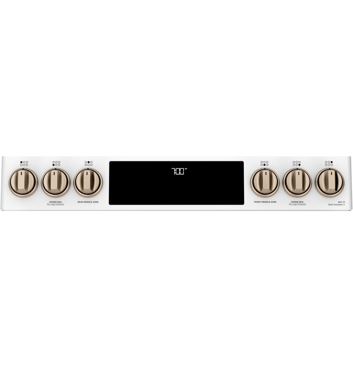 Café™ 30" Smart Slide-In, Front-Control, Gas Range with Convection Oven
