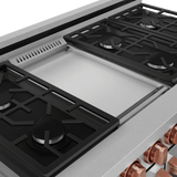 48 Inch Professional Lp Range With Pro-style Knobs In Stainless Steel/rose Gold  Gordon Ramsay Series