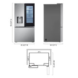 26 cu. ft. Smart Counter-Depth MAX™ French Door Refrigerator with InstaView® Door-in-Door®