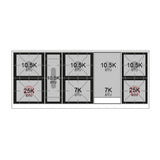ILVE UN60FQNMPSSG Nostalgie II Noblesse 60 inch Dual Fuel Range (9 Sealed Burners + Griddle, Natural Gas, Solid Door, Stainless Steel, Brass)