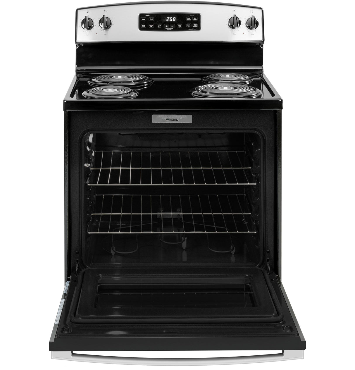 GE® 30" Free-Standing Self-Clean Electric Range