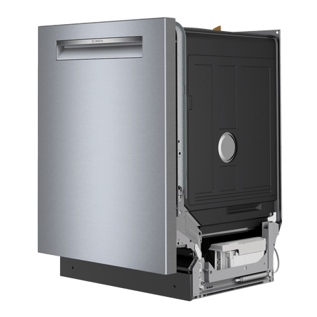 300 Series, built-under dishwasher, 24'', Brushed steel anti-fingerprint