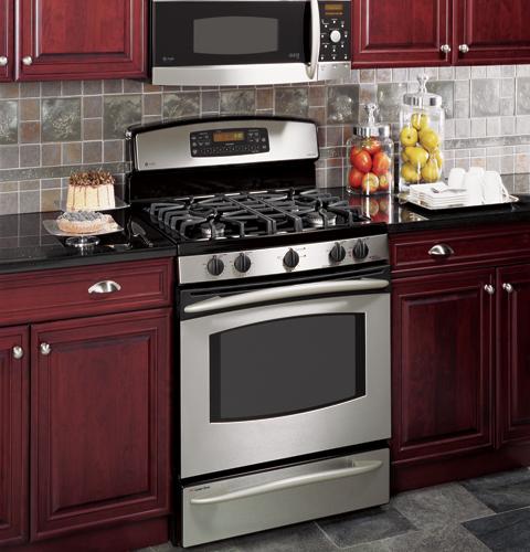 GE Profile 30" Free-Standing Double Oven Range