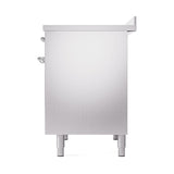 ILVE UNDI406QNMPSSC Nostalgie II Noblesse 40 inch Induction Range (Solid Door, Stainless Steel, Chrome)