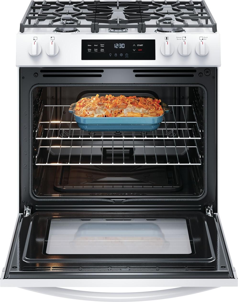 30" Front Control Gas Range with Quick Boil