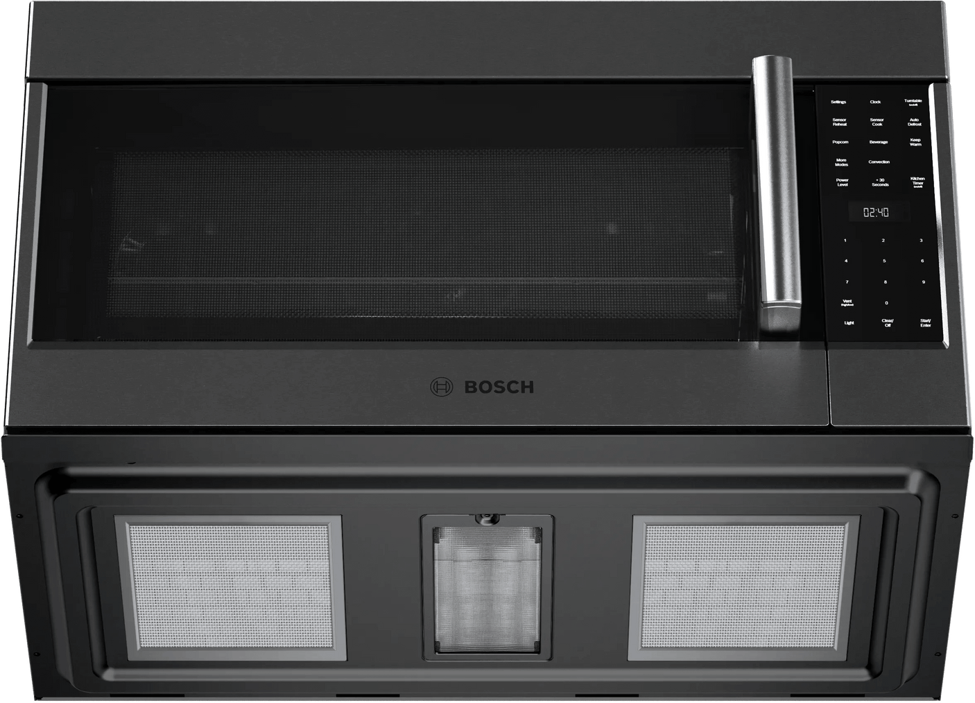800 Series Over-The-Range Microwave 30" Left SideOpening Door, Black Stainless Steel