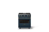 30"W. Sealed Burner Gas Range (Finish: Squall, Trim: Polished Chrome, Fuel: Propane)
