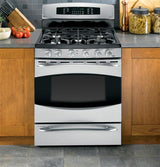 GE Profile™ Series 30" Dual-Fuel Free-Standing Range with Baking Drawer