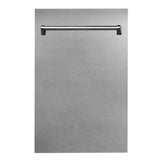 ZLINE 18 in. Dishwasher Panel with Traditional Handle (DP-18) [Color: Oil Rubbed Bronze]