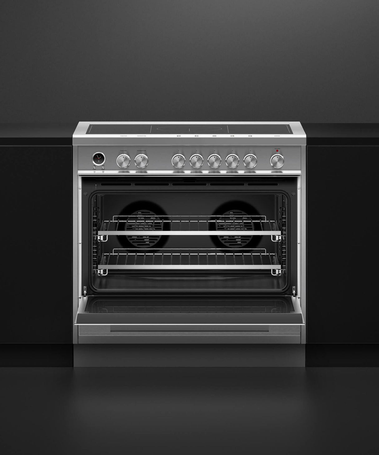36" Series 9 Contemporary 5 Zone Induction Self-Cleaning Range