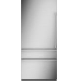 Monogram 36" Panel-Ready Integrated Bottom-Freezer Refrigerator- Left Hinge