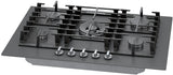 Benchmark® Gas Cooktop 30'' Tempered glass, Dark silver