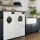300 Series Compact Washer , White