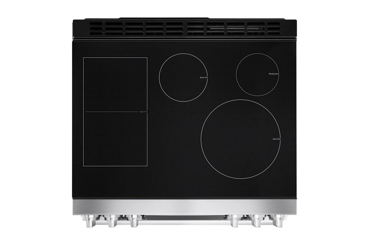 LG STUDIO 7.3 cu. ft. Double Oven Induction Slide-in Range with Probake® Convection and Air Fry