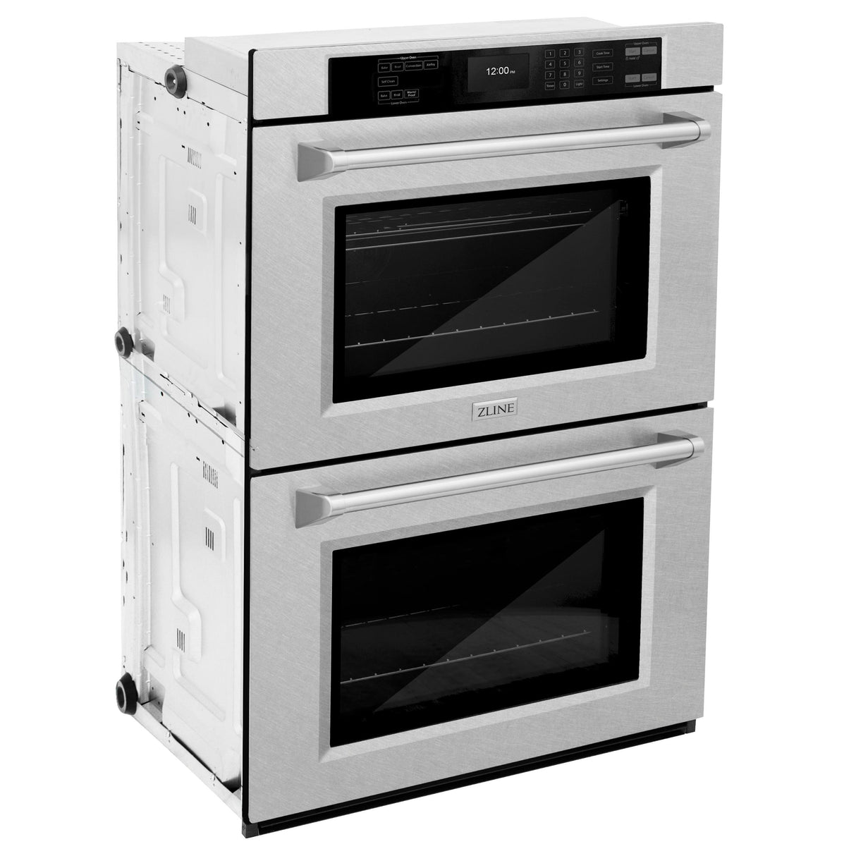 ZLINE 30 in. Professional True Convection Double Wall Oven with Air Fry and Self Clean in DuraSnow' Stainless Steel (WADS-30)