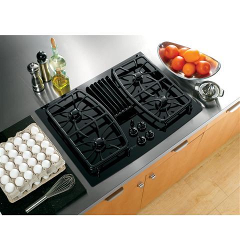 GE Profile™ Series 30" Built-In Gas Downdraft Cooktop