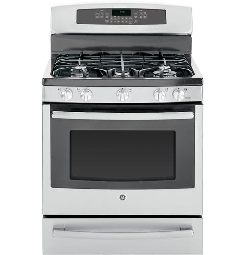 GE Profile™ Series 30" Free-Standing Self Clean Gas Range with Warming Drawer