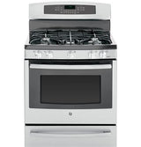 GE Profile™ Series 30" Free-Standing Self Clean Gas Range with Warming Drawer