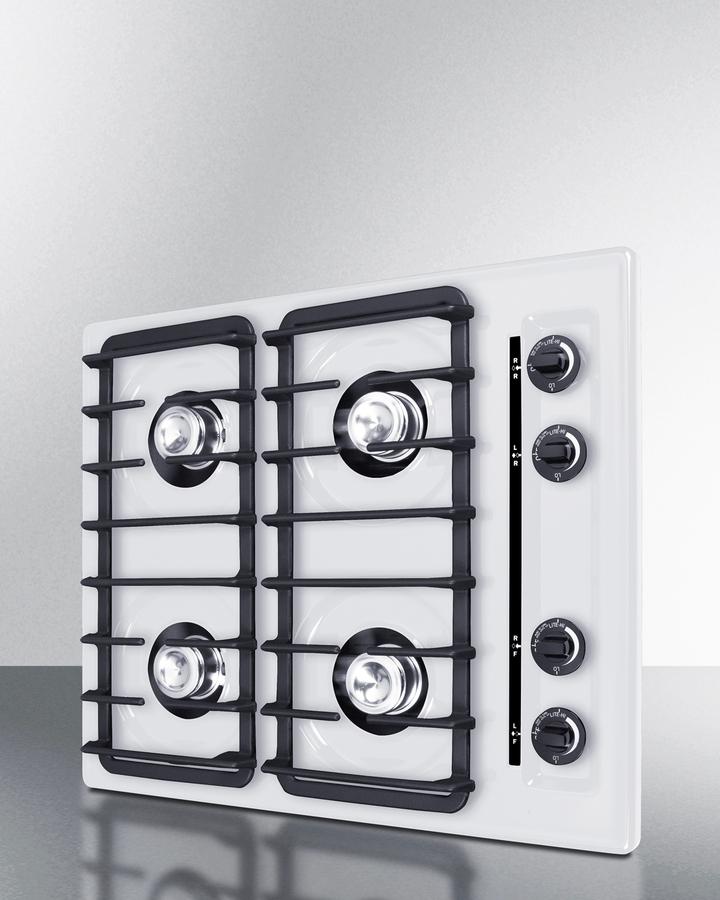 24" Wide 4-burner Gas Cooktop