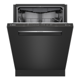 300 Series, built-under dishwasher, 24'', Black