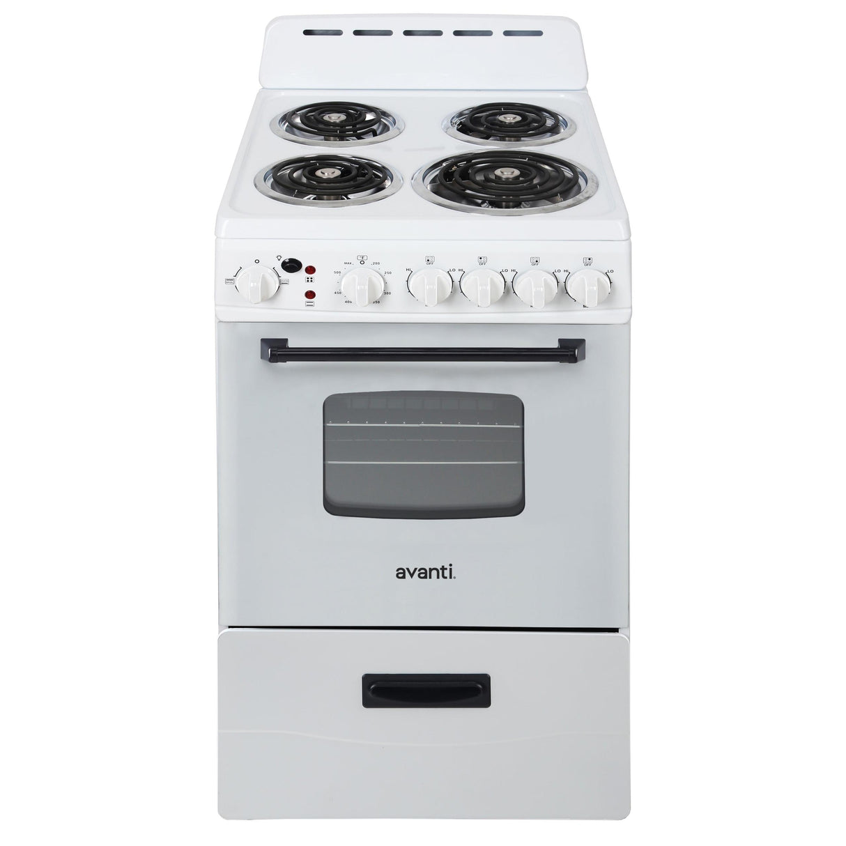Avanti 20" Electric Range - White