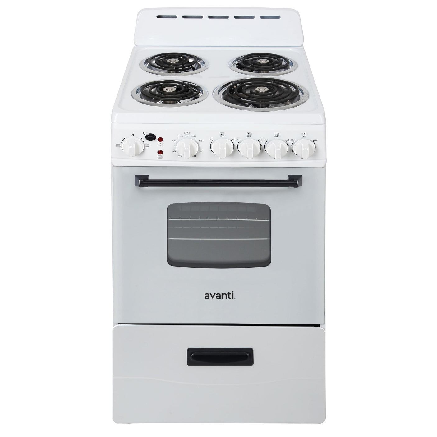 Avanti 20" Electric Range - White