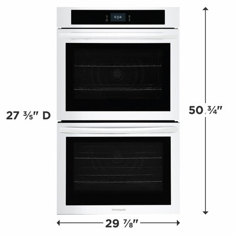 30" Double Electric Wall Oven with Fan Convection